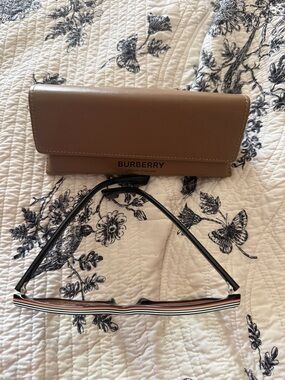 Burberry London England eyeglasses and case
